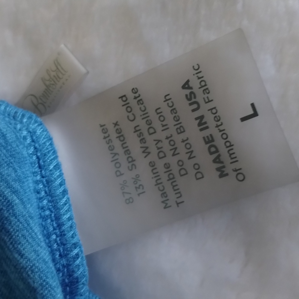 Bombshell Boost Leggings Sky Blue L - Picture 8 of 11